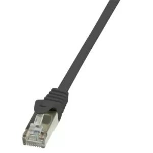 Image of LogiLink 2m Cat.5e F/UTP networking cable Black Cat5e F/UTP (FTP)