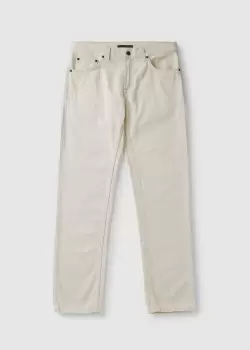 Image of Nudie Mens Gritty Jackson Jeans In Soft Cream
