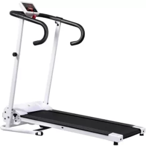 Image of HOMCOM 1-10Km/h Folding Treadmill Home Running Fitness Machine w/ Safety Stopper