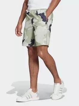 Image of adidas Originals Graphics Camo Shorts, Grey, Size S, Men