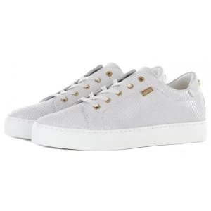 Image of Barbour International Womens Kaylee Shoes White Snake 7