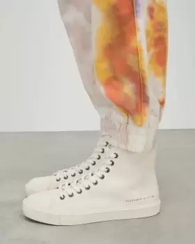 Image of AllSaints Bryany Canvas High Top Trainers