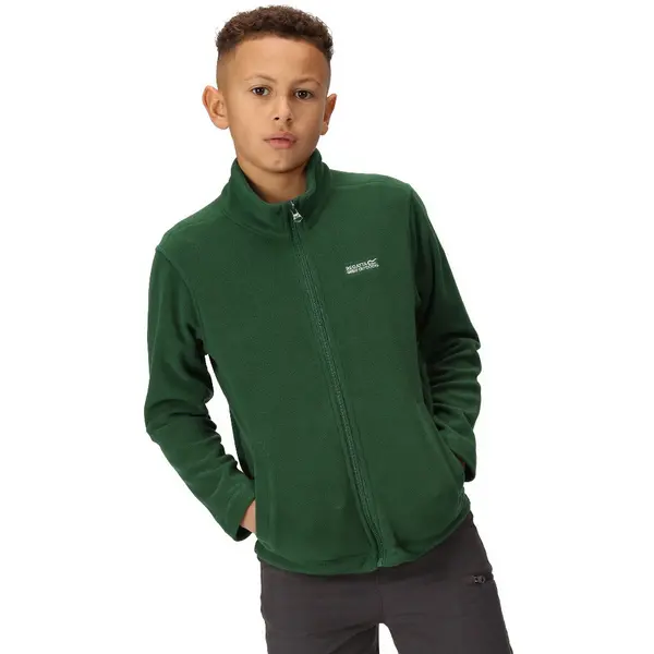 Image of Regatta Boys & Girls King Lightweight Fleece II Full Zip Fleece Jacket 13 Years Eden RKA147-HUK-13