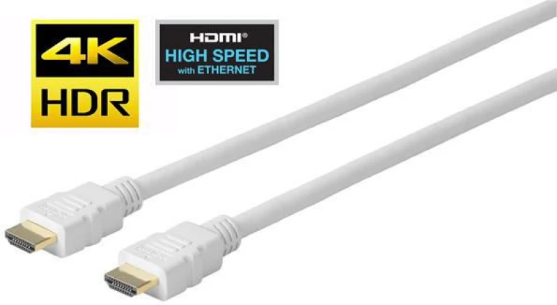 Image of Vivolink Pro HDMI Cable White 5m Ultra Flexible