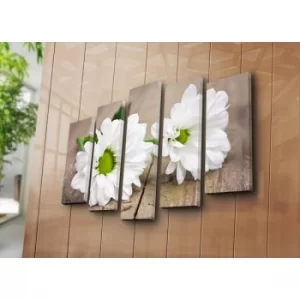 Image of 5PATK-73 Multicolor Decorative Canvas Painting (5 Pieces)