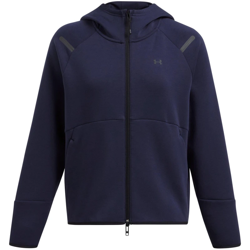 Image of Under Armour Womens Unstoppable Full-Zip Fleece Blue female 8 (XS)