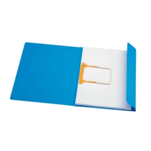 Image of Jalema Secolor A4 Cardboard Clip File - Blue (10 Pack)