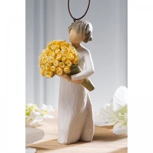 Image of Hanging Willow Tree Bloom Ornament