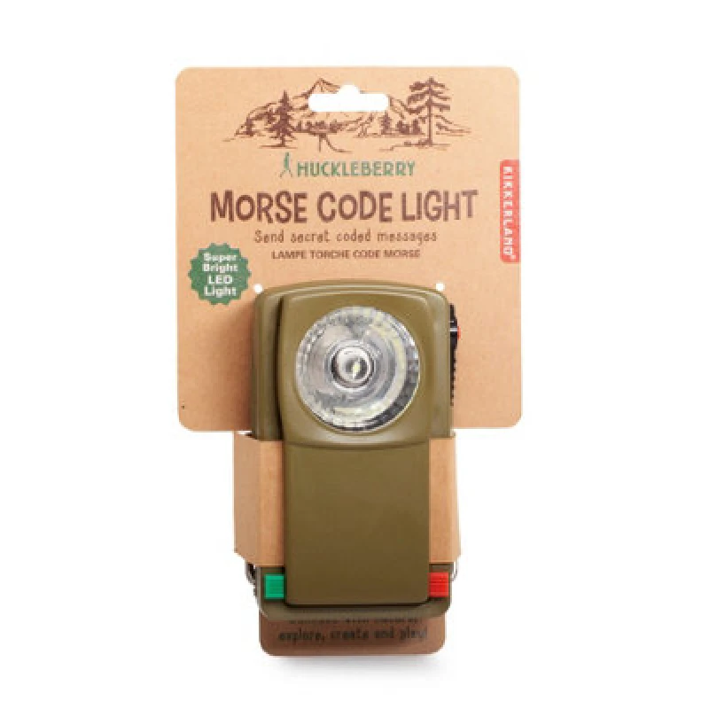 Image of Kikkerland Huckleberry Morse Code Flash Light