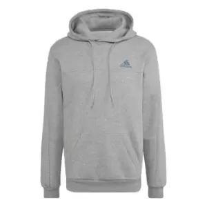 Image of adidas Stadium Fleece Badge of Sport Hoodie Mens - Grey