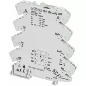 Image of 787-2861/400-000 Single Channel 24VDC 4.0A Electronic Circuit Breaker - Wago