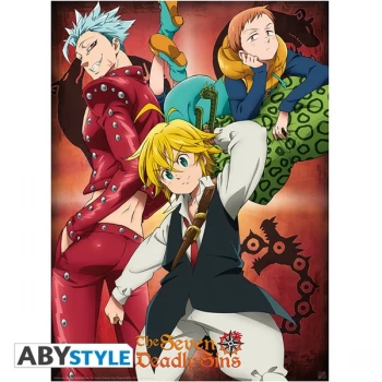 Image of The Seven Deadly Sins - Ban, King & Meliodas Small Poster
