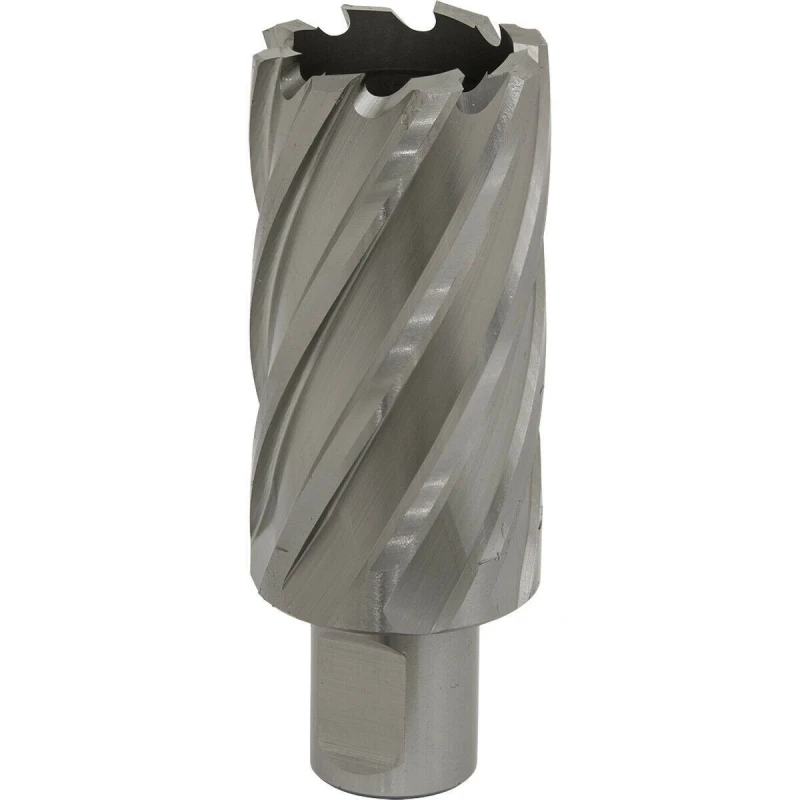 Image of Loops 33mm x 50mm Depth Rotabor Cutter - M2 Steel Annular Metal Core Drill 19mm Shank Metallics