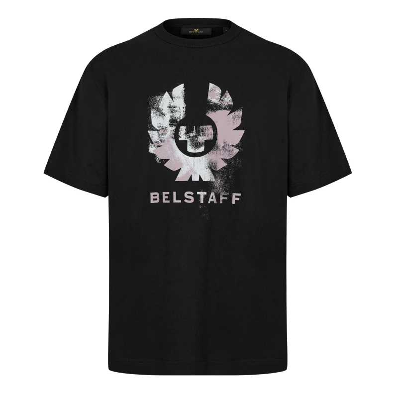 Image of Belstaff Mens Phoenix T-Shirt Black male L