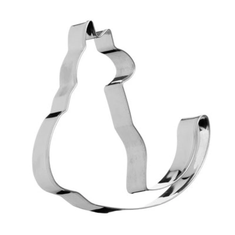 Image of Premier Housewares Cat Cookie Cutter Silver