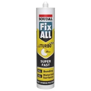 Image of Soudal Fix ALL Turbo Hybrid Adhesive - 290ml