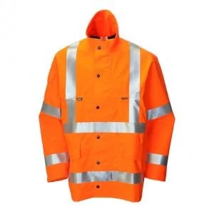 Image of B Seen Gore Tex Jacket for Foul Weather Polyester Medium Orange Ref