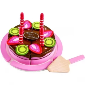 Image of Hape Double Flavored Birthday cake Wooden Playset