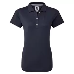 Image of Footjoy Neck Trim Polo Shirt Womens - Blue