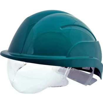 Image of S10PLUSGA Vision Plus Green Helmet - Centurion