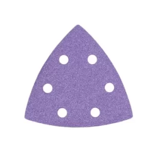 Image of Trend Aluminium Oxide Delta Sanding Sheets 93mm 120G (Pack 10)
