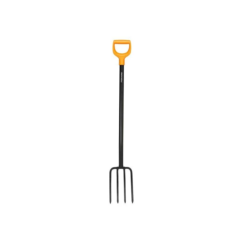 Image of Fiskars Solid Garden Fork in Orange Orange Unisex