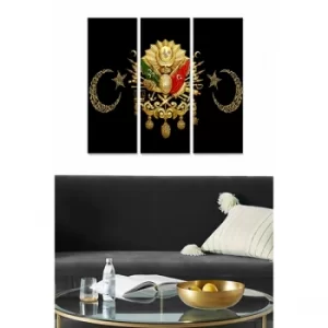 Image of MDFTUG8 Multicolor Decorative MDF Painting (3 Pieces)