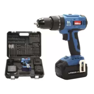 Image of Hilka 18V Li-ion Brushless Combi Drill with Two 4.0Ah Batteries & 50 Piece Acces