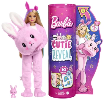 Image of Barbie Cutie Reveal Doll with Bunny Costume & 10 Surprises
