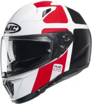 Image of HJC i70 Prika Helmet, black-white-red, Size S, black-white-red, Size S