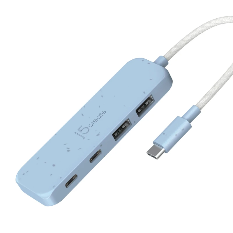 Image of j5 create j5create Eco-Friendly USB-C to 4-Port Type-C & Type-A Gen 2 Hub JCH342EC-N