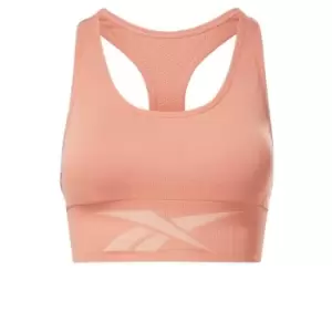 Image of Reebok Workout Ready Seamless Sports Bra Womens - Canyon Coral