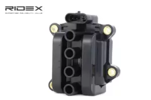 Image of RIDEX Ignition coil 689C0284 Coil pack,Ignition coil pack RENAULT,NISSAN,DACIA,TWINGO I (C06_),CLIO II (BB0/1/2_, CB0/1/2_)