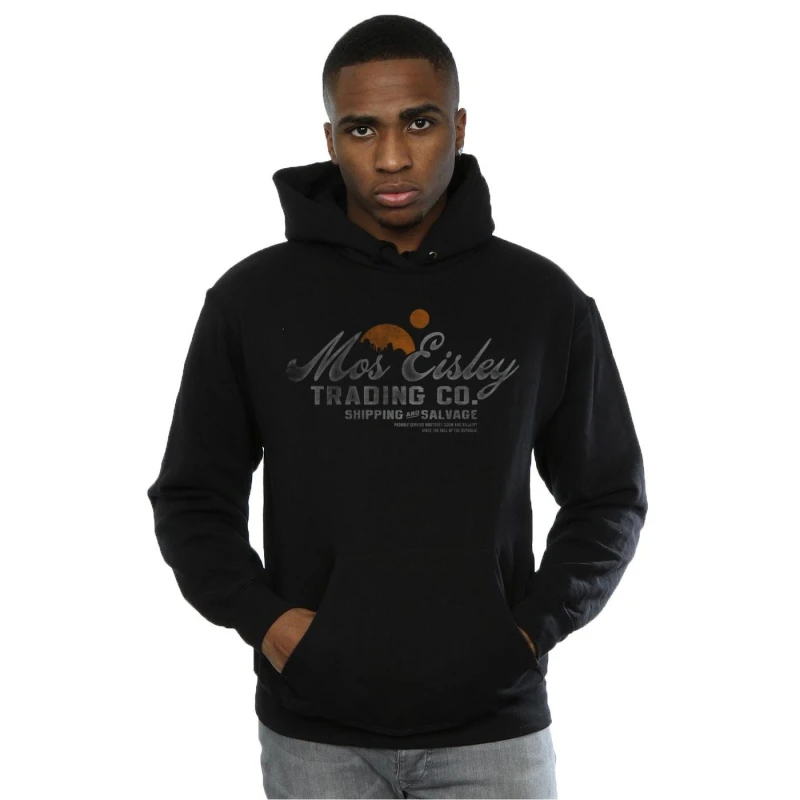 Image of Star Wars Star Wars Men Mos Eisley Trading Co Hoodie in Black Size: Small Black S Male 5059934032224