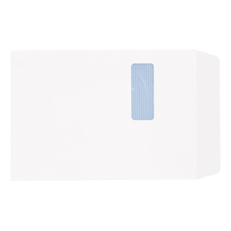 Image of 5 Star Office Peel and Seal C4 Windowed Pocket Envelope 90gsm - White (250 Pack) H90027