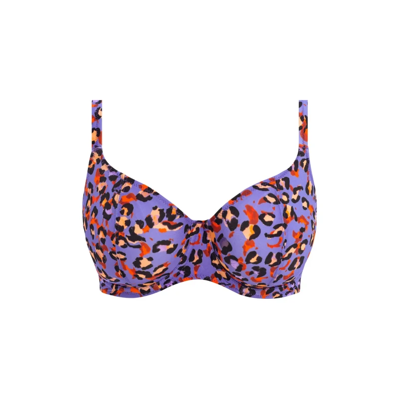 Image of Womens swimsuit top Freya Santiago nights Violet Female 100E