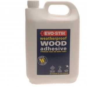 Image of Evostik Weatherproof Wood Adhesive 5l