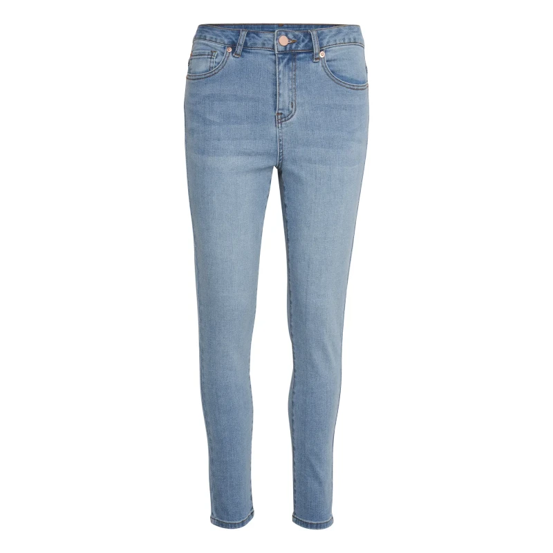 Image of Kaffe Womens jeans KAFFE Sinem HW 7/8 Bleu Female 46