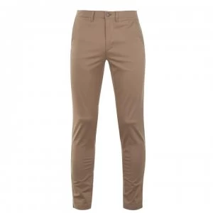 Image of Lacoste 5 Pocket Chinos - Stone 02S