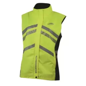 Image of Weatherbeeta Reflective Lightweight Waterproof Vest - Yellow