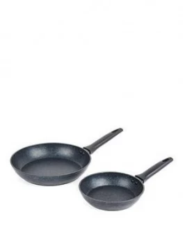 Image of Russell Hobbs Crystaltech 2 Piece Frying Pan Set - 20/28 Cm