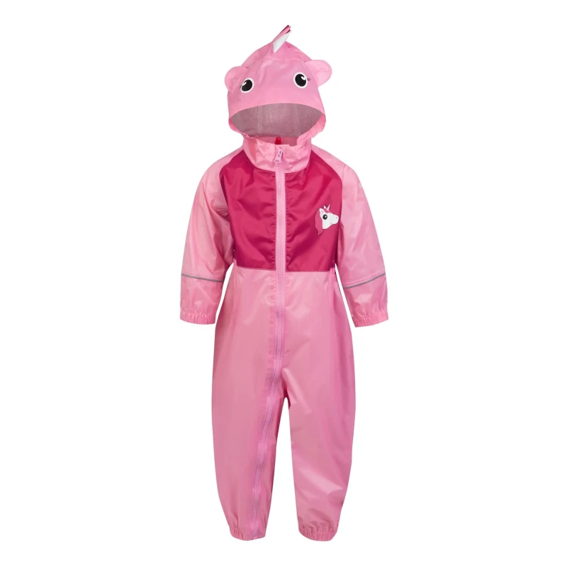 Image of Waterproof and breathable kids' suit Regatta Charco Rose Unisex 4/5 ans