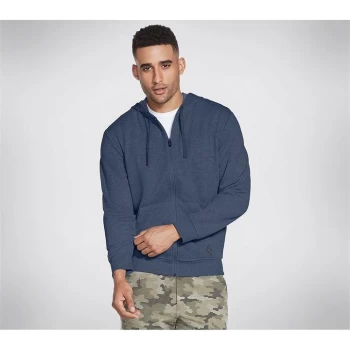 Image of Skechers Go Walk Zip Hoodie Mens - Blue