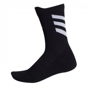 Image of adidas ASK Crew Socks 1 Pack - Black/White