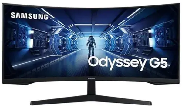 Image of Samsung Odyssey 34" LC34G55TWWRXEN UltraWide Quad HD LED Monitor