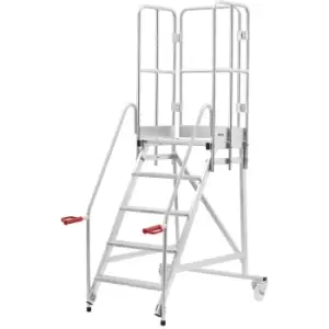 Image of eurokraft pro hot dip galvanised, incl. doors, hot dip galvanised, incl. doors, 5 steps