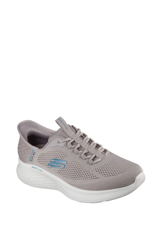 Image of Skechers Men Skech-Lite Pro Primebase Trainers in Taupe Size: 9 Taupe 9 Male 198376760236