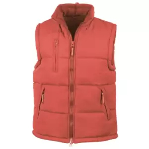 Image of Result Mens Ultra Padded Bodywarmer Water Repellent Windproof Jacket (L) (Red)