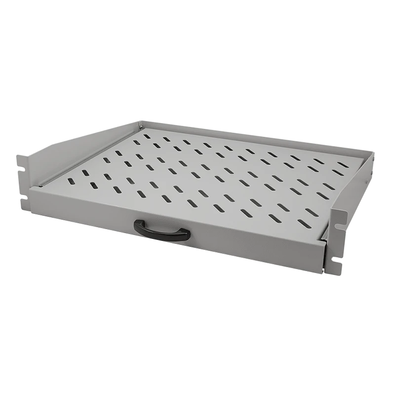 Image of LogiLink 19" Cantilever Shelf 2U. extendable. d=350mm. max.30 KG.