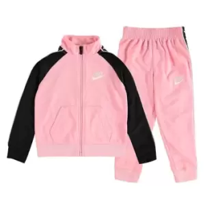Image of Nike Tape Tricot Tracksuit Set - Pink